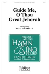 Guide Me, O Thou Great Jehovah SATB choral sheet music cover